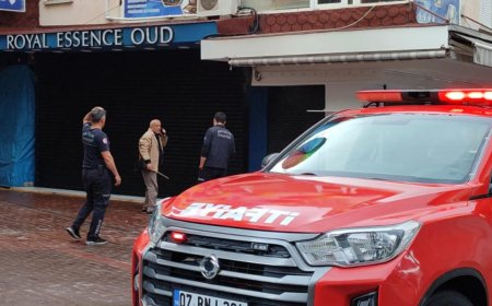 Alanya’da İş Yerinde Korkutan Dumanlar: İtfaiye Hızla Müdahale Etti