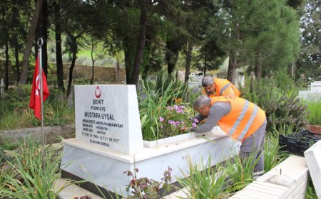 Büyükşehir’den Bayram Hazırlığı: Mezarlıklarda Kapsamlı Temizlik ve Bakım