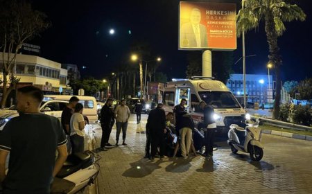 Gazipaşa’da Gece Yarısı Kaza: Motosiklet Sürücüsü Ağır Yaralandı