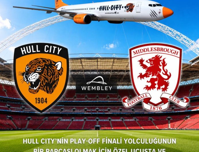 Corendon Airlines’tan Dev Destek: Hull City Taraftarları Londra’ya Uçuyor