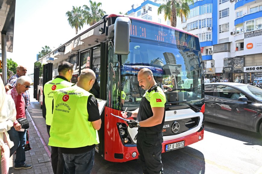 Antalya Büyükşehir Ulaşımda Motorize Ekip Dönemini Başlattı