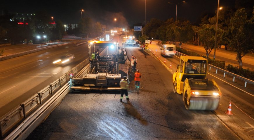 Hürriyet Caddesi İstikametinde Asfalt Yenileme Çalışması Tamamlandı
