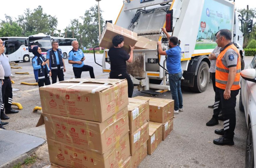 Antalya’da Uygun Şartlarda Taşınmayan 1 Ton Yoğurt İmha Edildi
