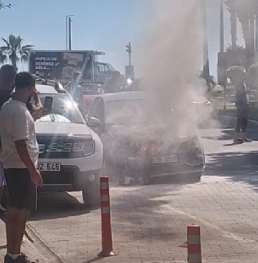 Alanya’da Korkutan Yangın: Kahraman Vatandaş Alevleri Büyümeden Söndürdü