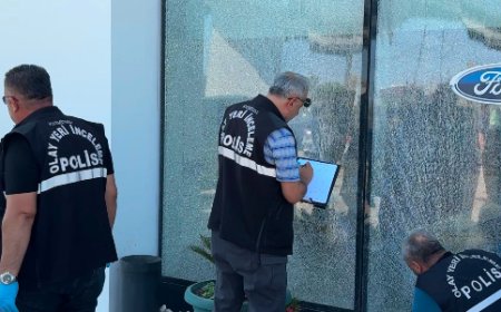 Antalya’da Otomotiv Bayisine Silahlı Saldırı: Olay Yeri İnceleme Bölgede Geniş Çaplı Çalışma Başlattı