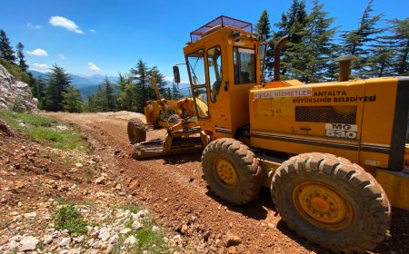 Akseki Yaylalarında Ulaşım Kolaylaşıyor: Yollar Bakıma Alındı