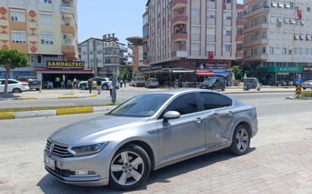 Antalya Manavgat'ta Trafik Kazası: Motosiklet Sürücüsü Yaralandı