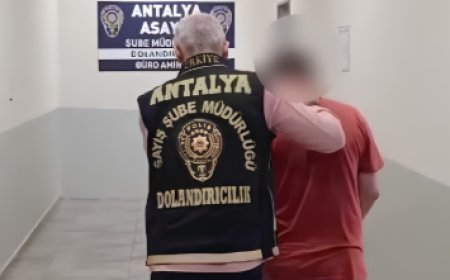 Antalya'da Kuyumculara Sahte Altın Görünümlü Zincir Satan Şüpheli Tutuklandı