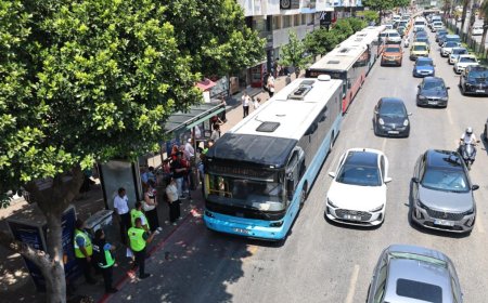 Antalya Büyükşehir Belediyesi'nden Halk Otobüslerine Klima Denetimi