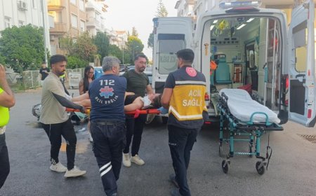 Manavgat’ta Otomobil ile Motosiklet Çarpıştı: 1 Yaralı