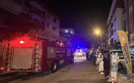 Muratpaşa’da Boş Apartmanda Yangın Paniği