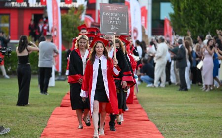 Belek Üniversitesi’nde Mezuniyet Coşkusu Yaşandı