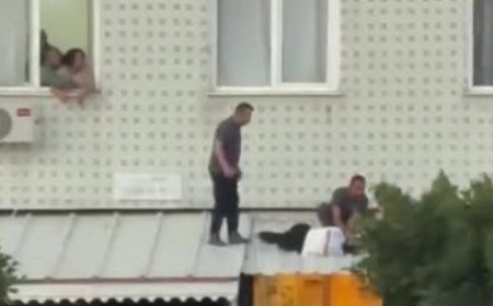 Antalya'da Cam Silerken Düştü, Tente Hayatını Kurtardı