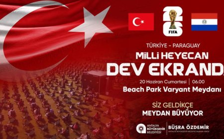 Vatandaşlar Milli Maçı Varyant Meydanı’nda İzleyecek