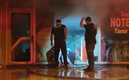 Konyaaltı’nda Bilgisayar Tamir Dükkanında Yangın