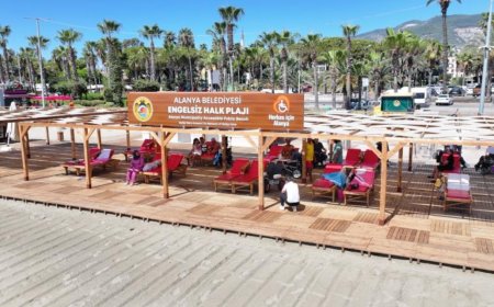 Alanya Belediyesi’nden Sahillere Konforlu Yaz Hazırlığı