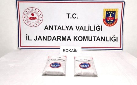 Antalya’da Dev Uyuşturucu Operasyonu: 1 Kilo 375 Gram Kokain Ele Geçirildi