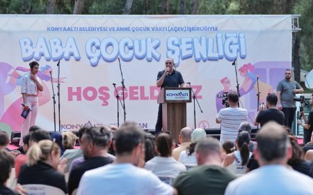 Konyaaltı’nda Babalar Günü Coşkusu: Baba Çocuk Şenliği Renkli Görüntülere Sahne Oldu