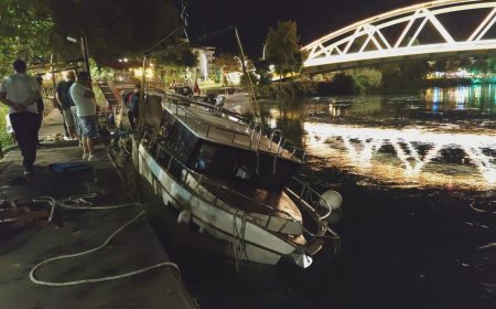 Manavgat Irmağı’nda Batan Tekne Kurtarıldı: Dalgıçlar Zamana Karşı Yarıştı