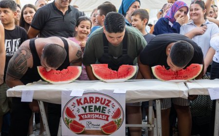 Manavgat Belenobası Karpuz Şenliği Coşkuyla Kutlandı.