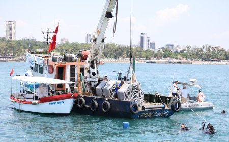 Antalya’da 3D Teknolojili Yapay Resifler Akdeniz’le Buluştu.