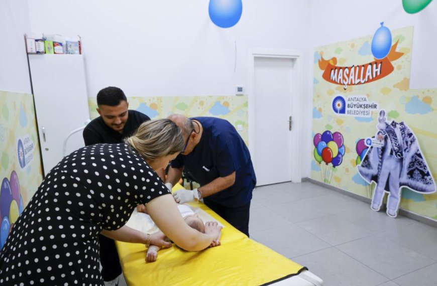 Kepez’deki Modern Sağlık Merkezine Yoğun İlgi: 5 Ayda 236 Çocuk Sünnet Oldu