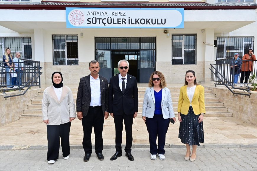 Kepez Belediye Başkanı Kocagöz’den Sütçüler İlkokulu’na Ziyaret