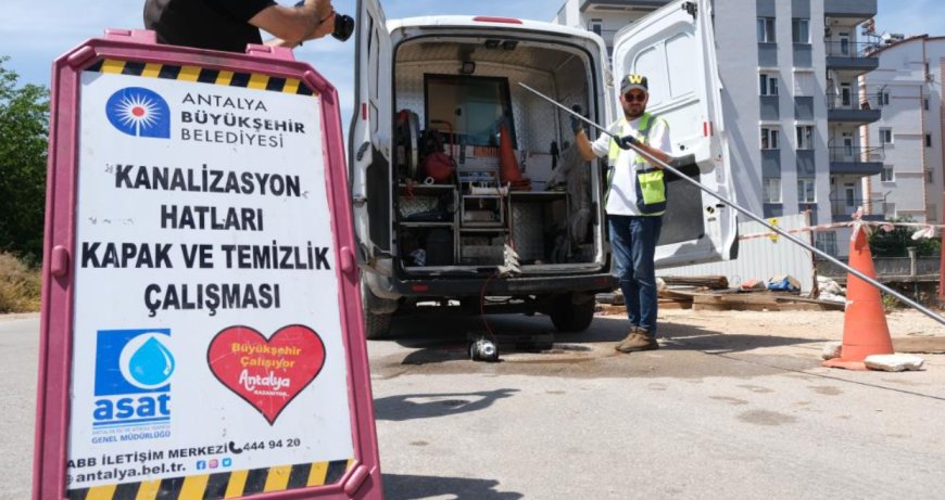 ASAT’tan Muratpaşa’da Kapsamlı Kanalizasyon ve Altyapı Temizliği