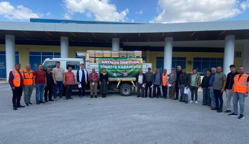 Antalya Büyükşehir Belediyesi 4 İlçede Arı Kovanı Dağıttı