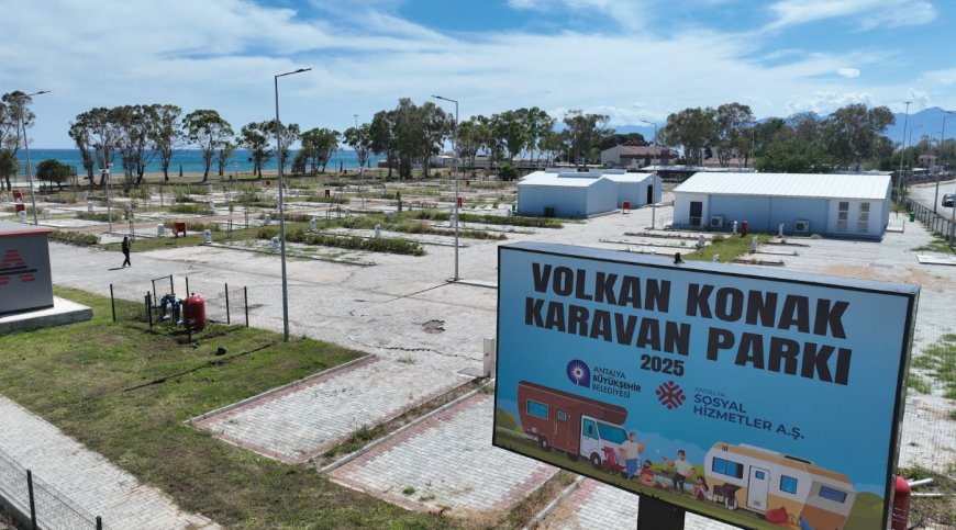 Karavancılara Müjde! Lara'da Volkan Konak Karavan Parkı İçin Geri Sayım Başladı