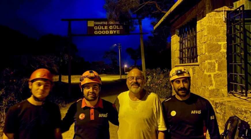 Antalya'da Ormanlık Alanda Kaybolan Alman Turist 4 Saatlik Çalışmayla Kurtarıldı