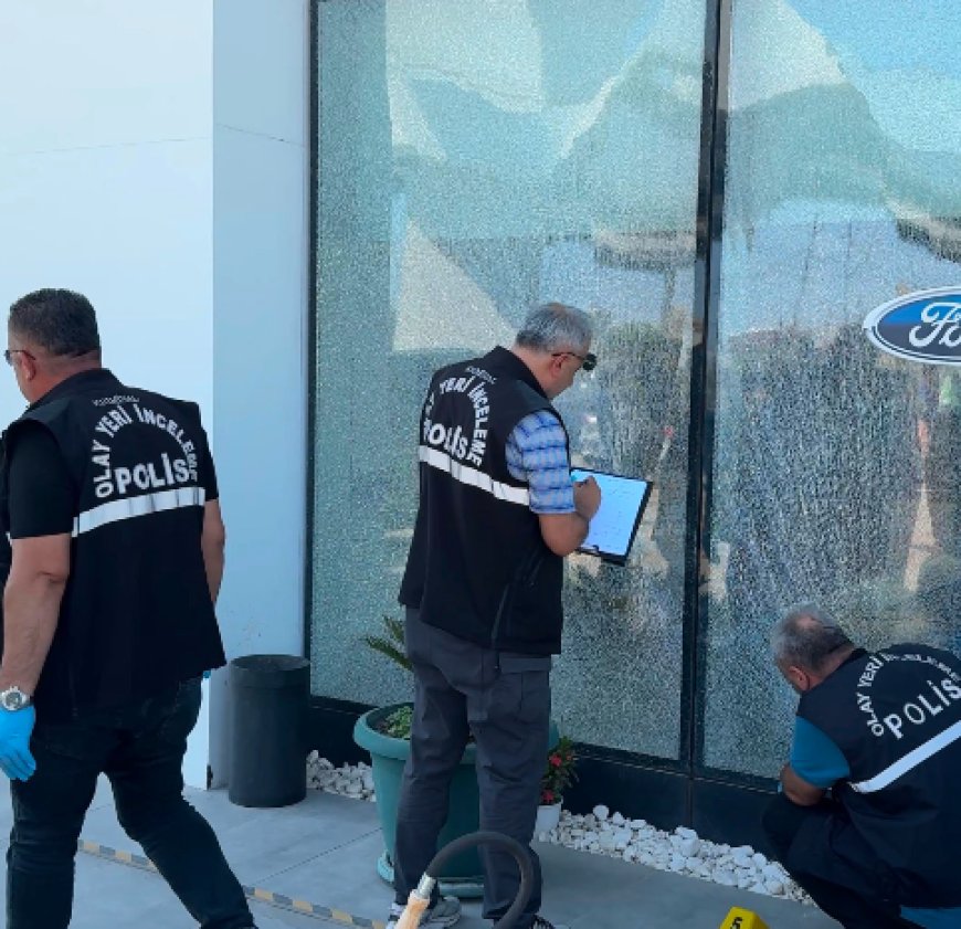 Antalya’da Otomotiv Bayisine Silahlı Saldırı: Olay Yeri İnceleme Bölgede Geniş Çaplı Çalışma Başlattı