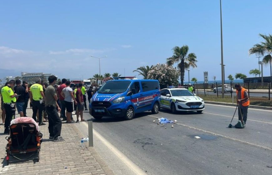 Alanya’da Kamyonetle Çarpışan Motosiklet Sürücüsü Hayatını Kaybetti