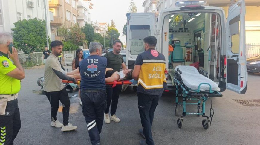 Manavgat’ta Otomobil ile Motosiklet Çarpıştı: 1 Yaralı