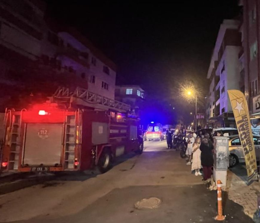 Muratpaşa’da Boş Apartmanda Yangın Paniği