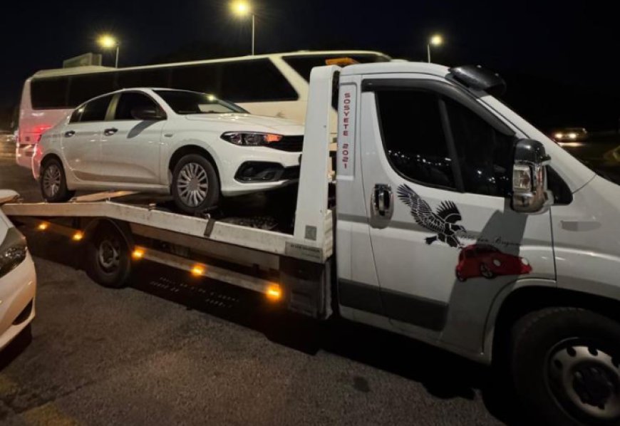 Belek’te Korsan Taksi Denetimi: 2 Araç Trafikten Men Edildi