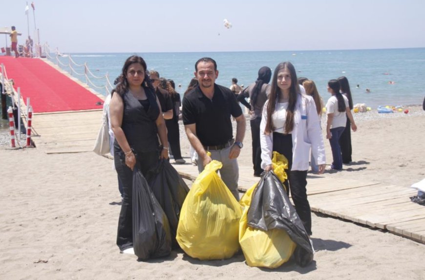 Serik’te Dünya Deniz Kaplumbağaları Günü’nde Sahil Temizliği Yapıldı