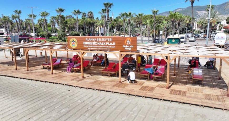 Alanya Belediyesi’nden Sahillere Konforlu Yaz Hazırlığı