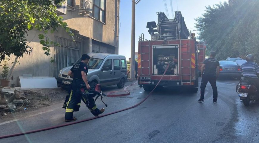 Alanya’da Ev Yangını İtfaiyenin Hızlı Müdahalesiyle Söndürüldü