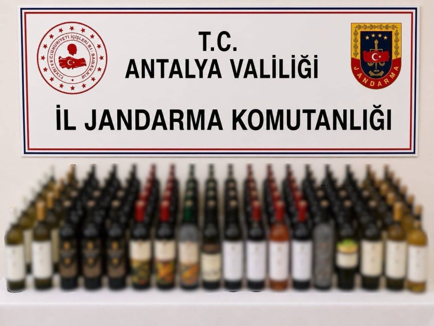 Alanya’da Kaçak Alkol Operasyonu: 108 Litre Kaçak İçki Ele Geçirildi