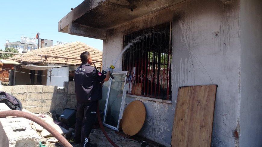 Antalya’da Aynı Kişiye Ait İki Evde Eş Zamanlı Yangın: Kundaklama Şüphesi