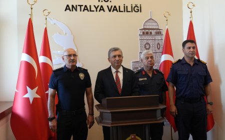 Antalya'nın güvenlik karnesi: Operasyonlar, tutuklamalar ve rekor denetimler