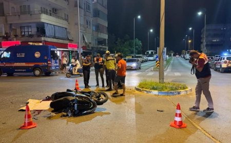 Antalya'da motosiklet kazası: Genç sürücü ağır yaralandı