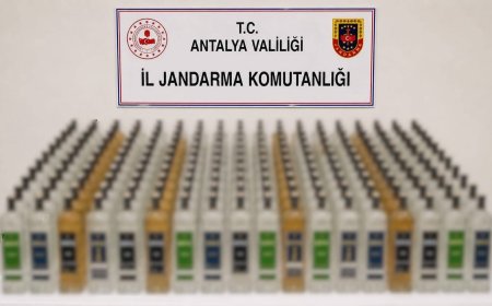 Antalya'da Kaçak İçkiye Jandarma Darbesi! Alanya ve Manavgat'ta Operasyon