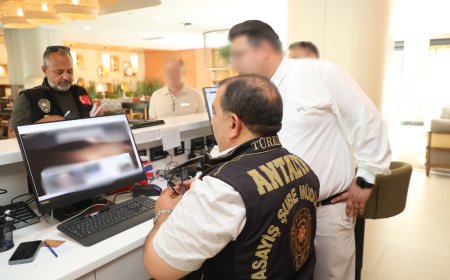 Antalya'da Günübirlik Konaklama Yerleri ve Araç Kiralama Firmalarına Eş Zamanlı Denetim