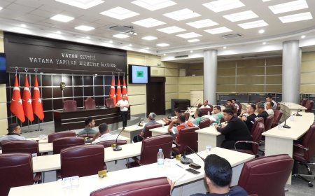 Kepez Belediyesi Personeline Afetlerde İş Güvenliği Eğitimi Verildi