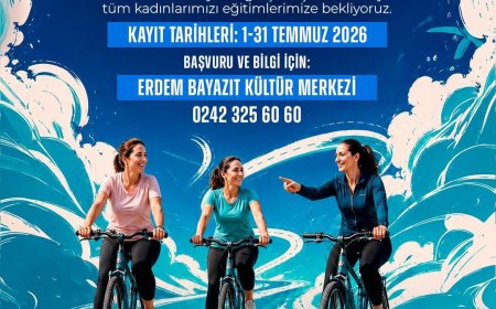 Kepez’de Kadınlar Hayallerine Pedal Çeviriyor: Ücretsiz Bisiklet Eğitimleri Sürüyor.