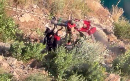 Gazipaşa’da Uçurumdan Denize Düşen Sürücü Hayatını Kaybetti