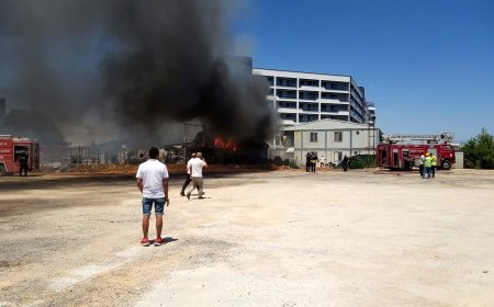 Döşemealtı'nda işçilerin kaldığı konteynerde yangın