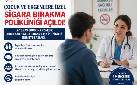 Sağlık Bakanlığı'ndan çocuk ve ergenlere özel sigara bırakma poliklinikleri